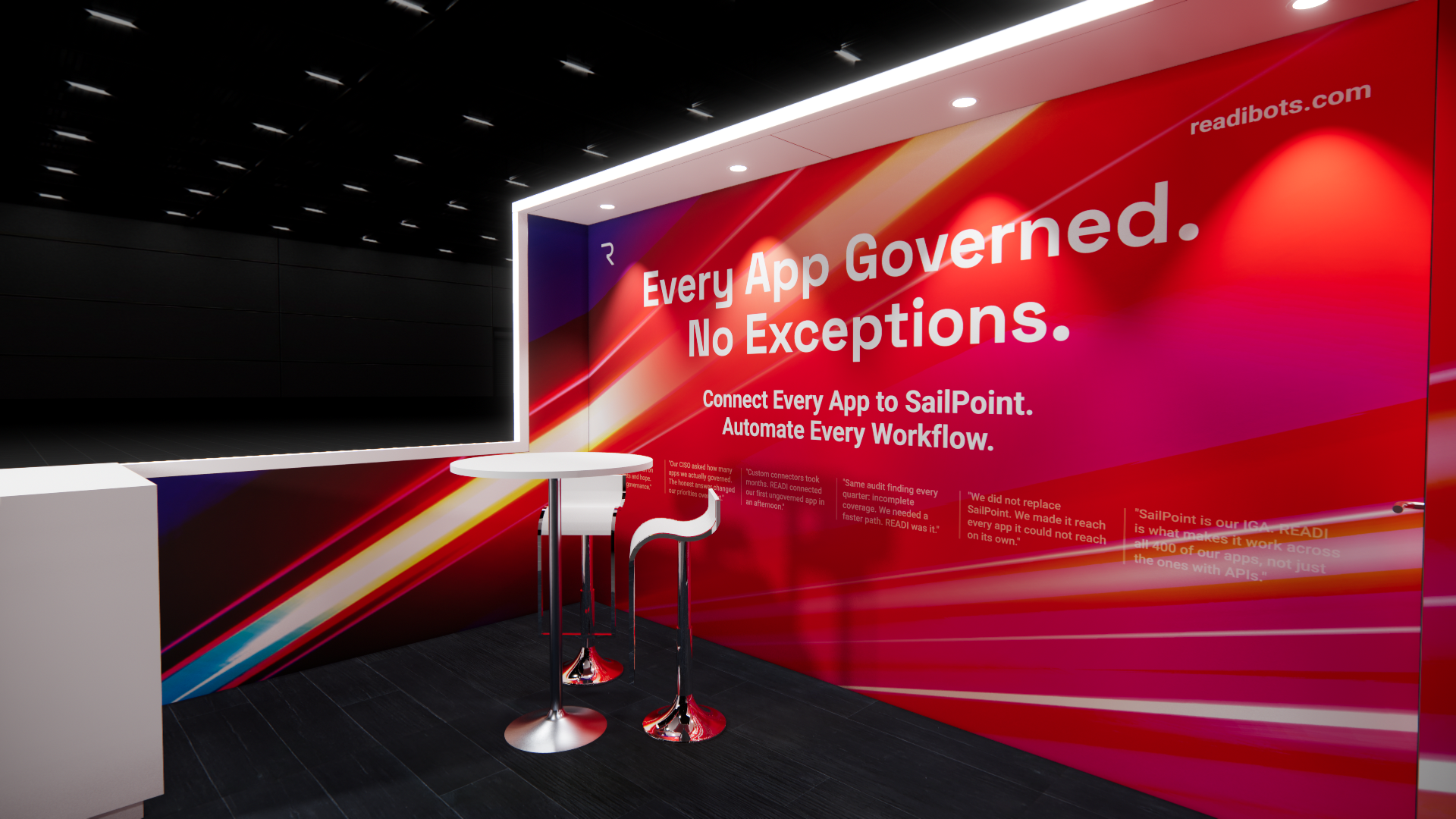 NAB Show 10x20 trade show exhibit rental in Las Vegas (view 5)