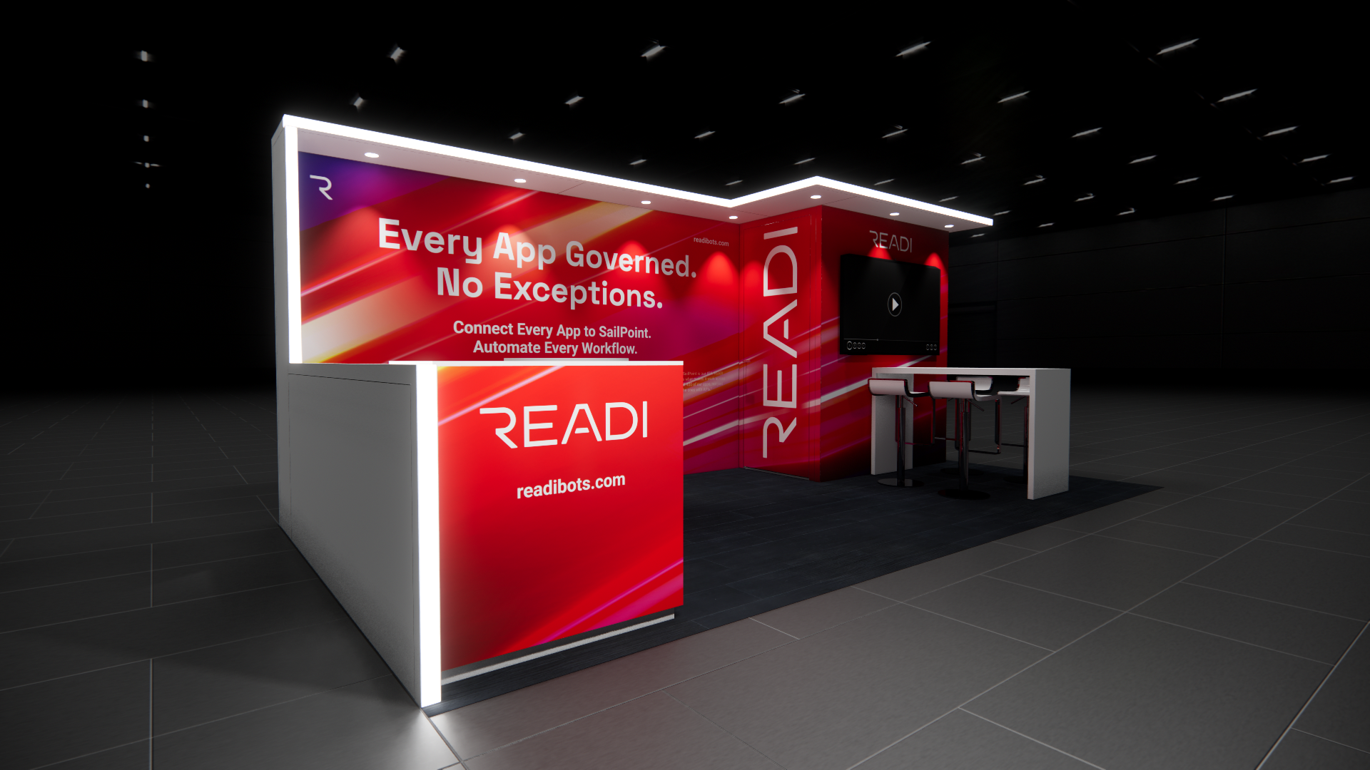 NAB Show 10x20 trade show exhibit rental in Las Vegas (view 6)