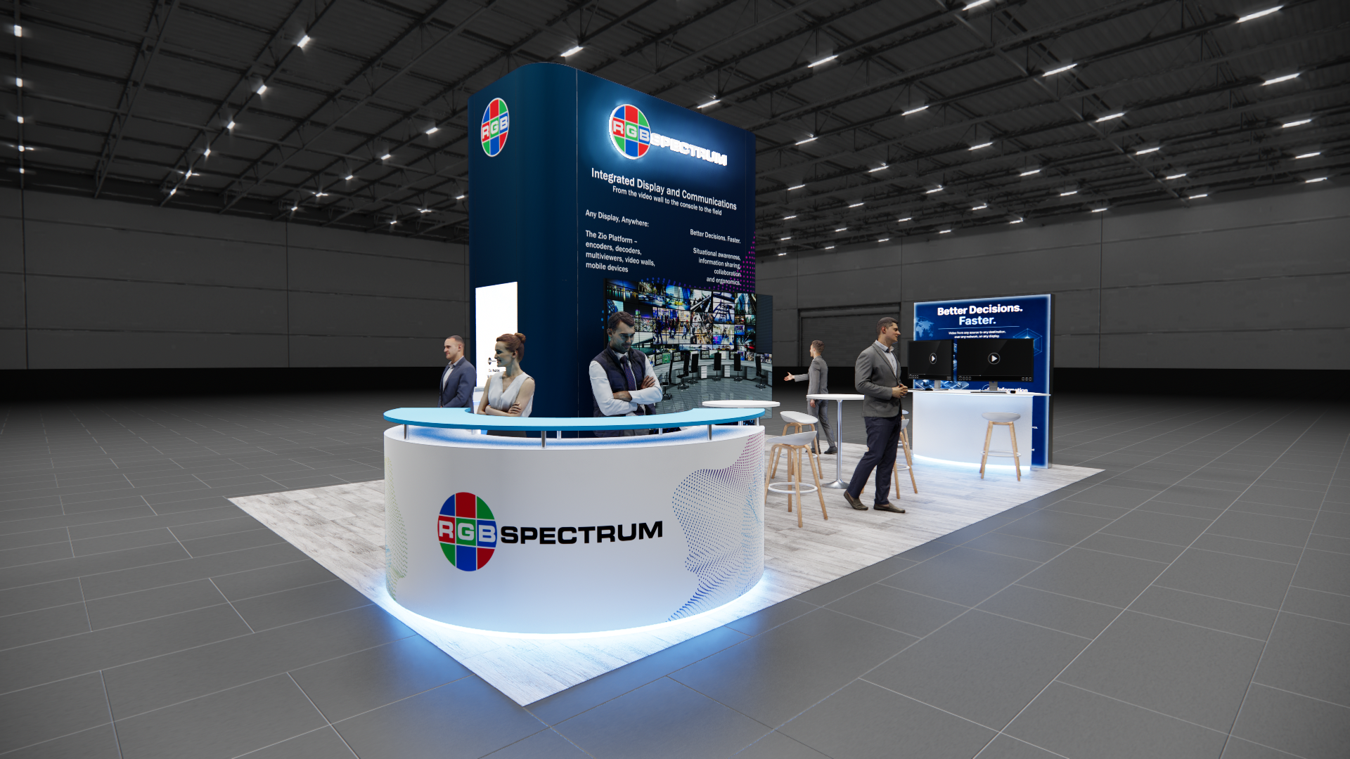 CES 20x30 trade show exhibit rental in Las Vegas