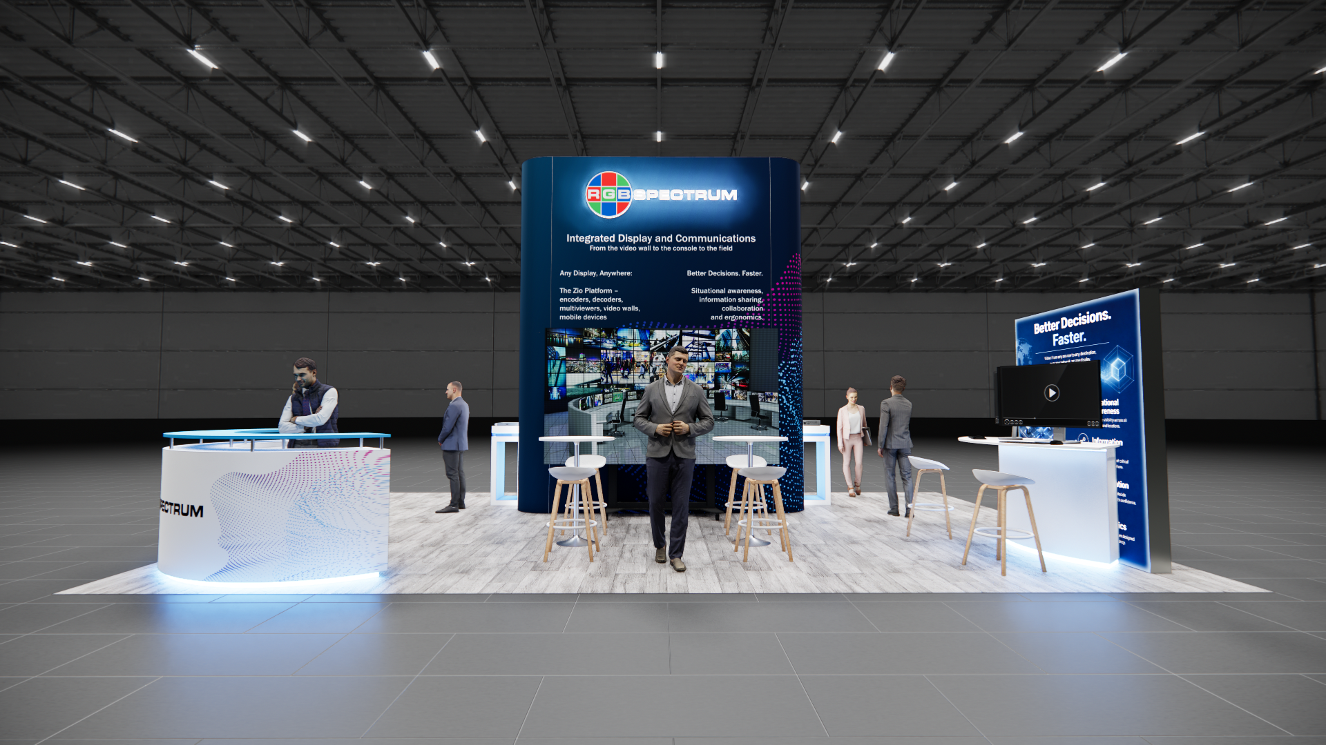 CES 20x30 trade show exhibit rental in Las Vegas (view 2)