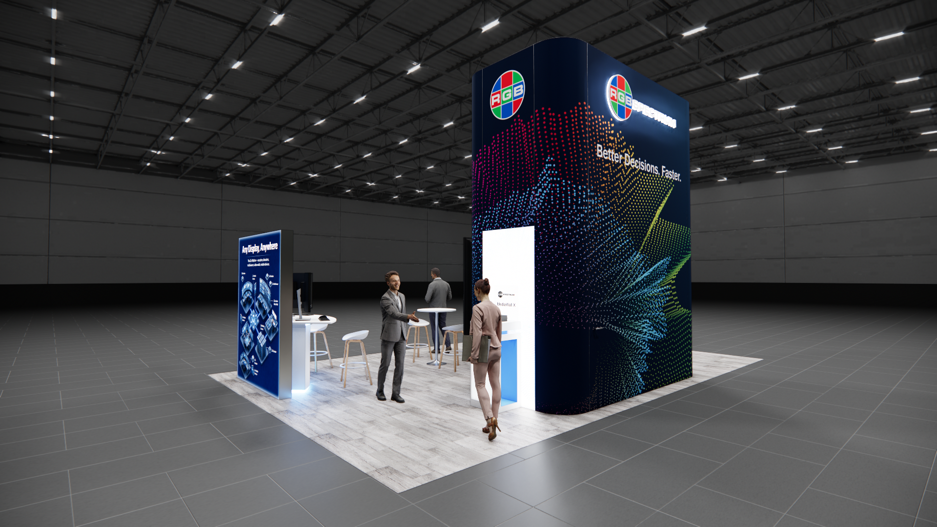CES 20x30 trade show exhibit rental in Las Vegas (view 3)