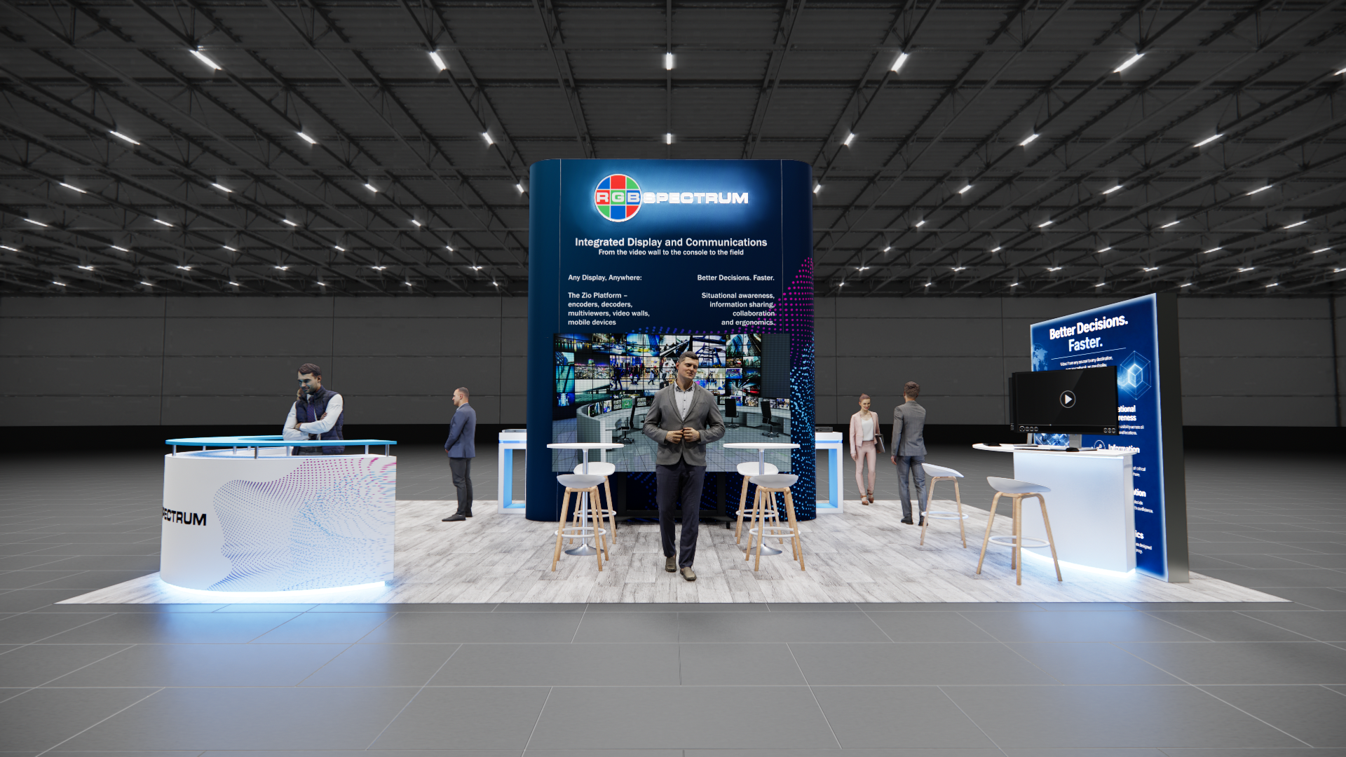 CES 20x30 trade show exhibit rental in Las Vegas (view 4)