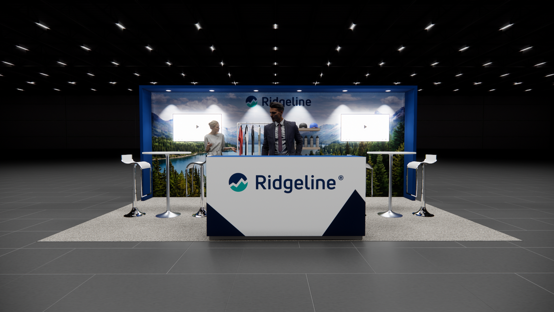 World of Concrete 10x20 trade show exhibit rental in Las Vegas