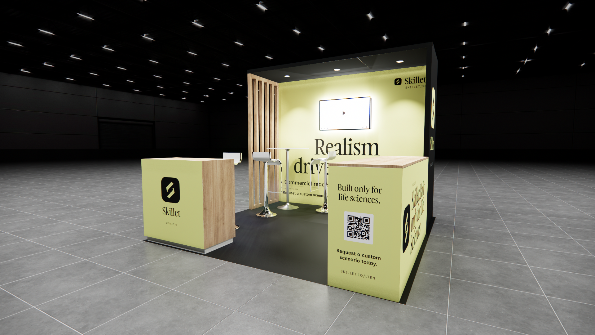 Bar & Restaurant Expo 10x10 trade show exhibit rental in Las Vegas