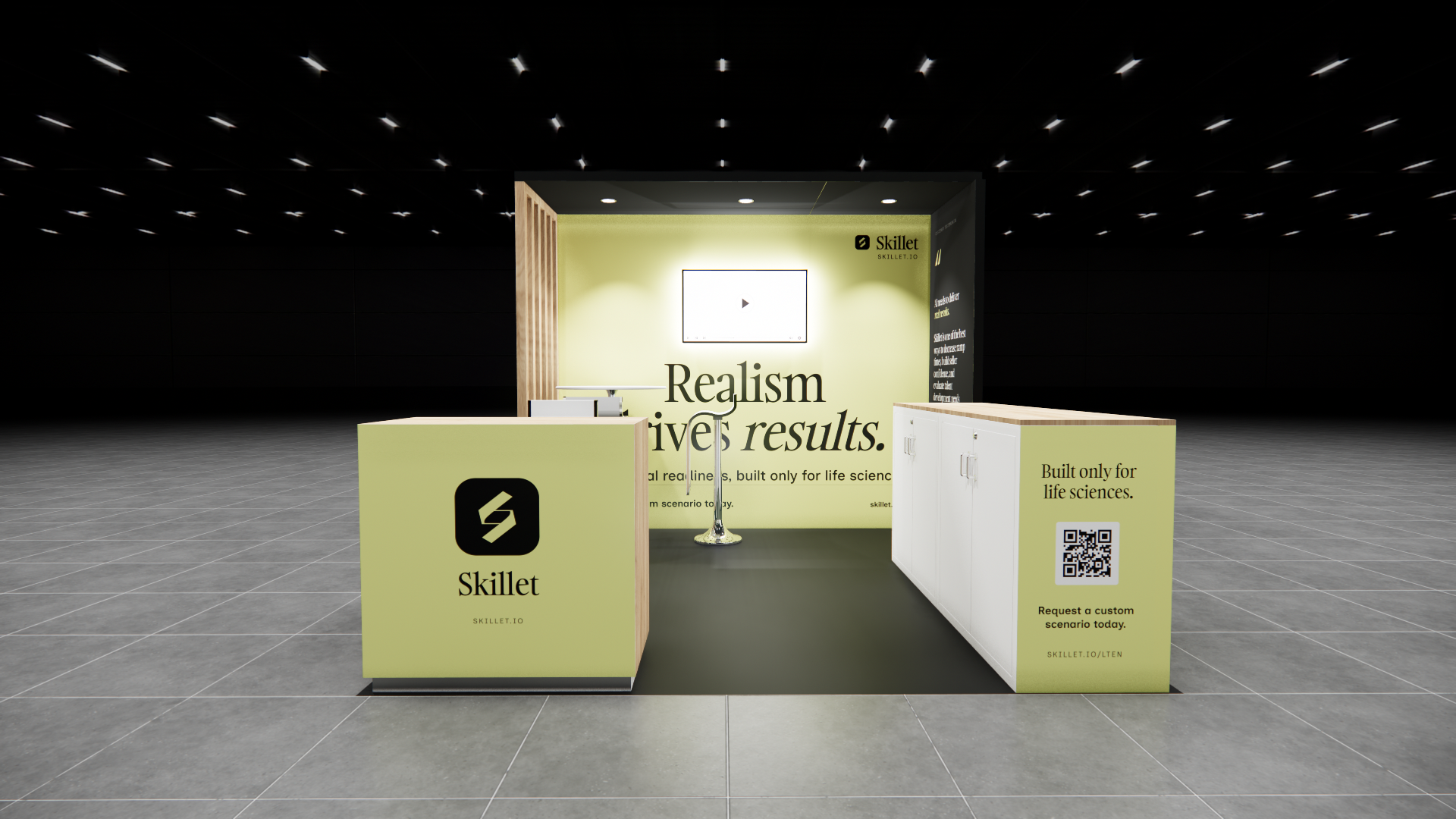 Bar & Restaurant Expo 10x10 trade show exhibit rental in Las Vegas (view 4)