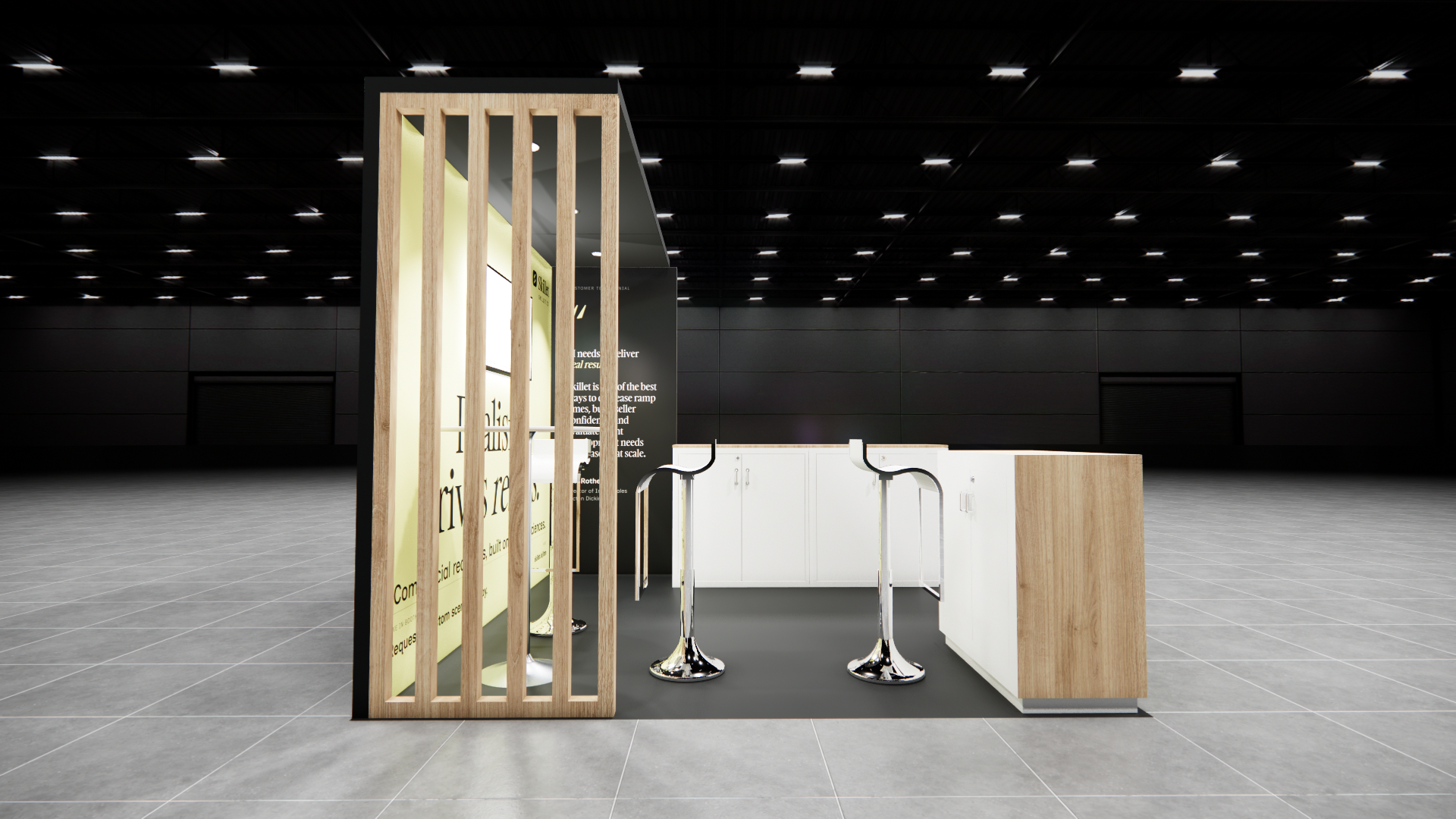Bar & Restaurant Expo 10x10 trade show exhibit rental in Las Vegas (view 6)