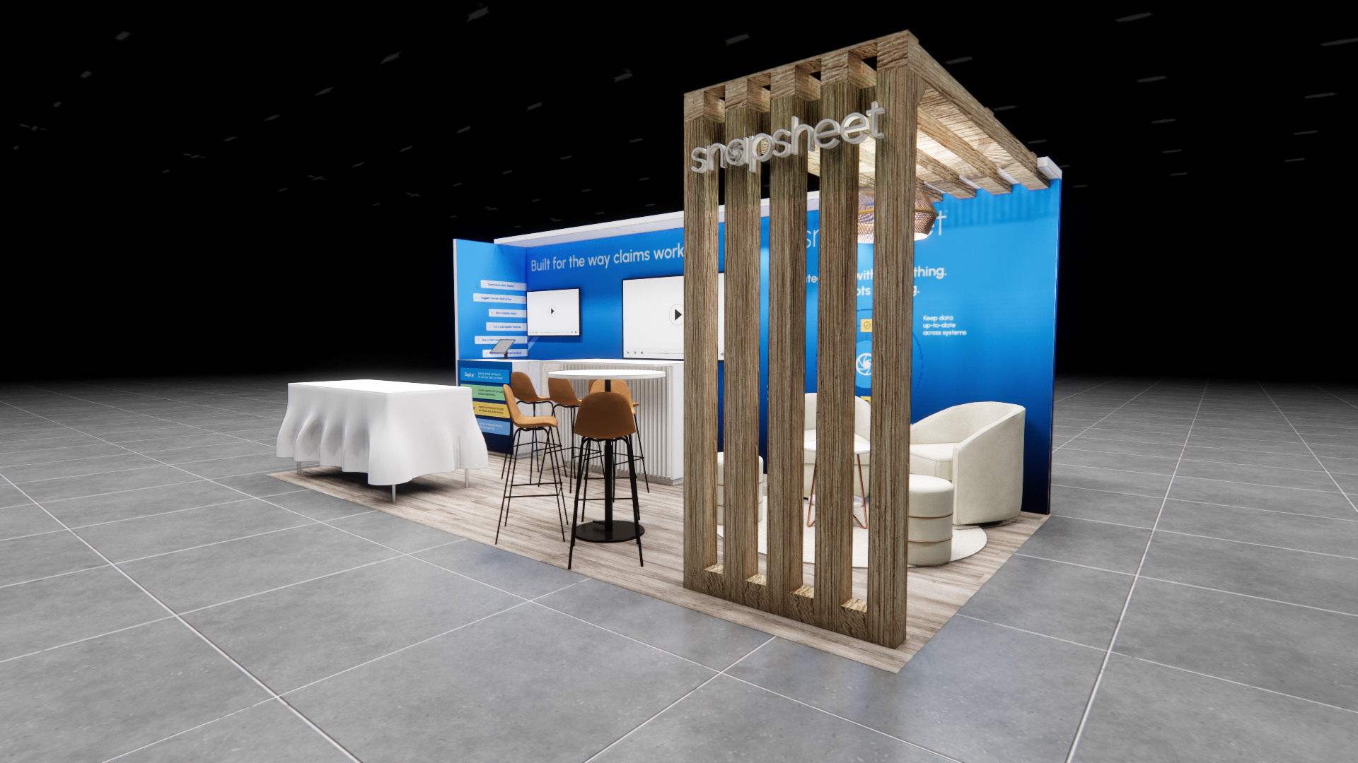 CES 10x20 trade show exhibit rental in Las Vegas (view 2)