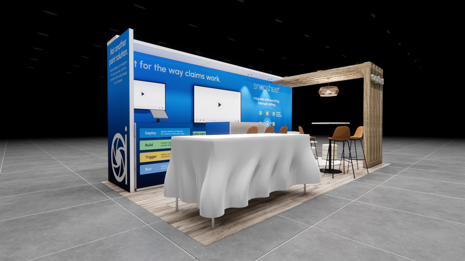 CES 10x20 trade show exhibit rental in Las Vegas (view 3)