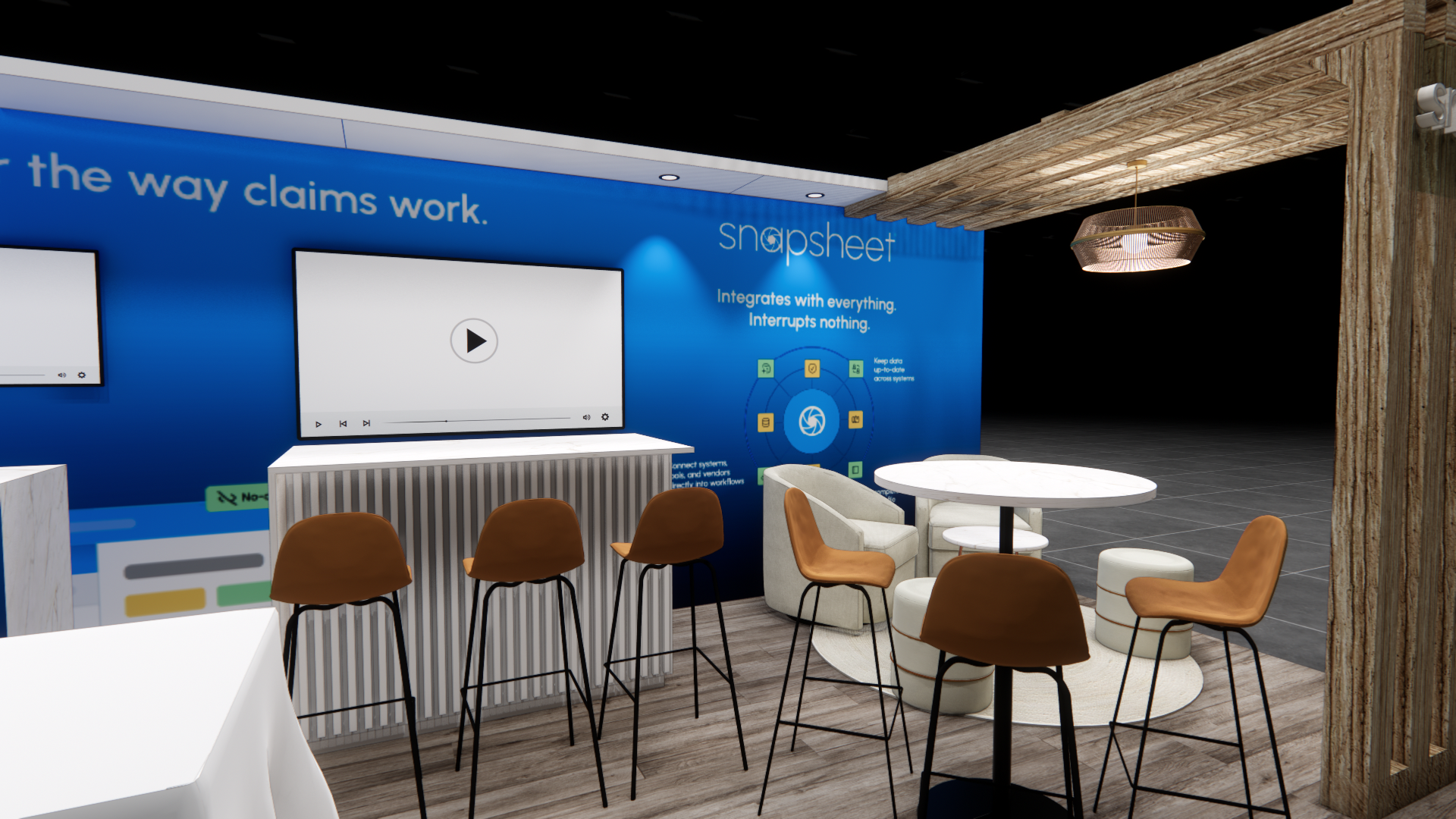 CES 10x20 trade show exhibit rental in Las Vegas (view 6)