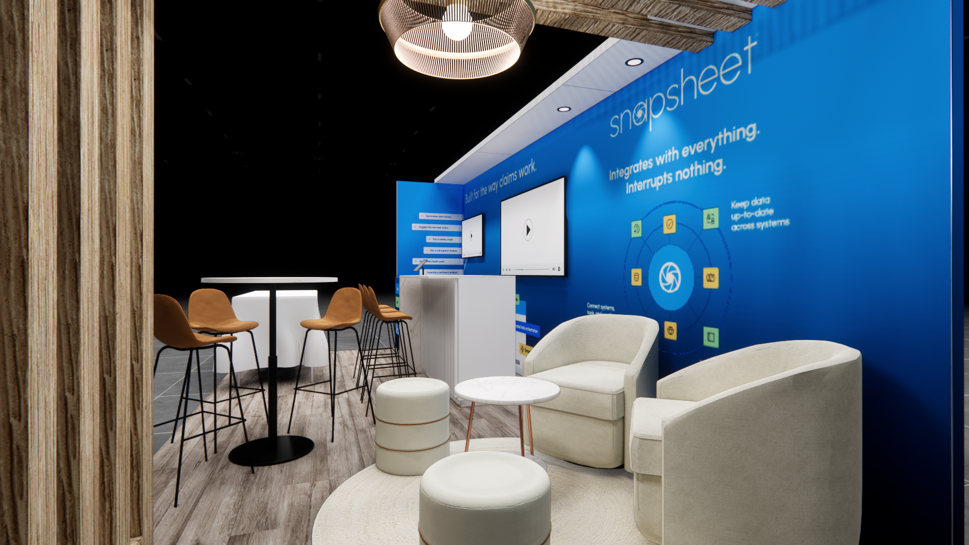 CES 10x20 trade show exhibit rental in Las Vegas (view 7)