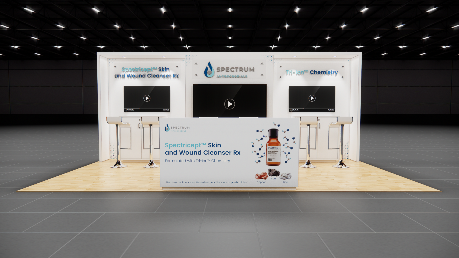 HIMSS 10x20 trade show exhibit rental in Las Vegas