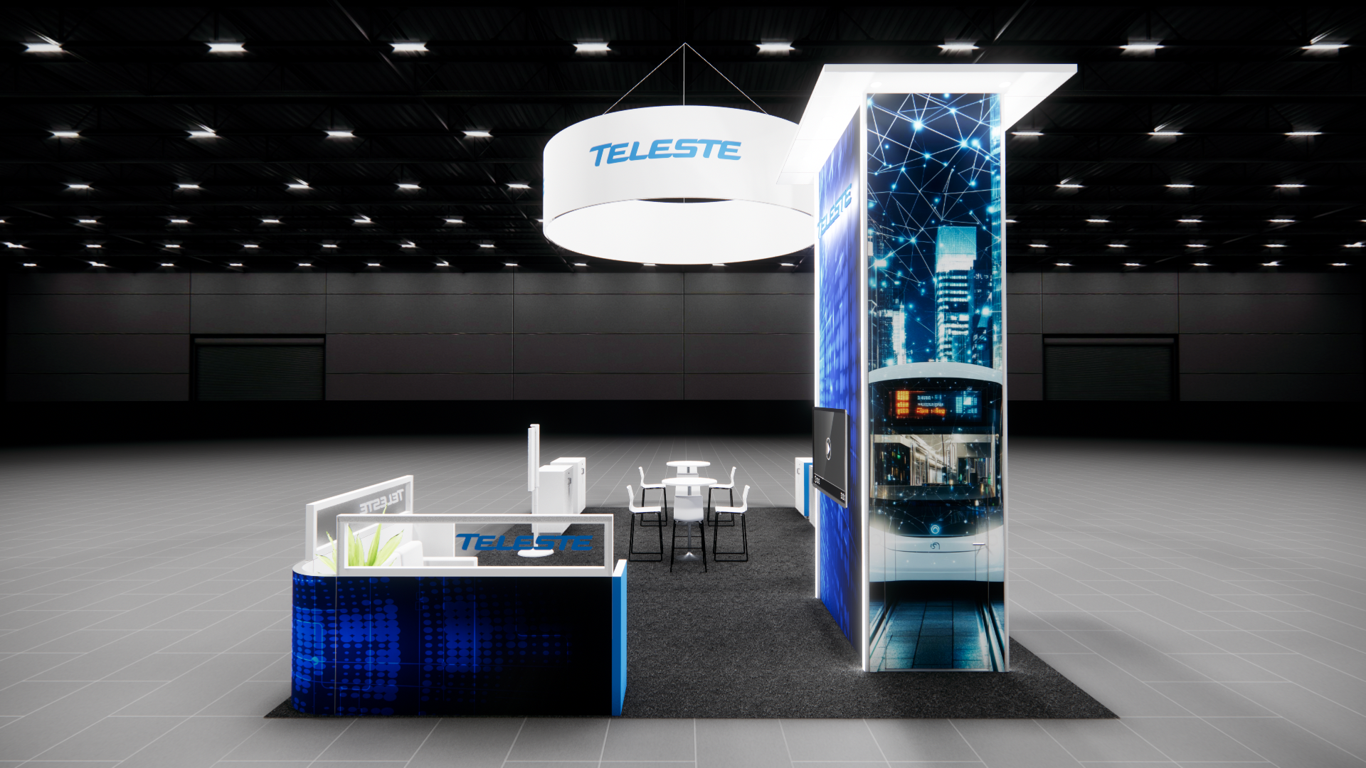 NAB Show 20x30 trade show exhibit rental in Las Vegas (view 4)