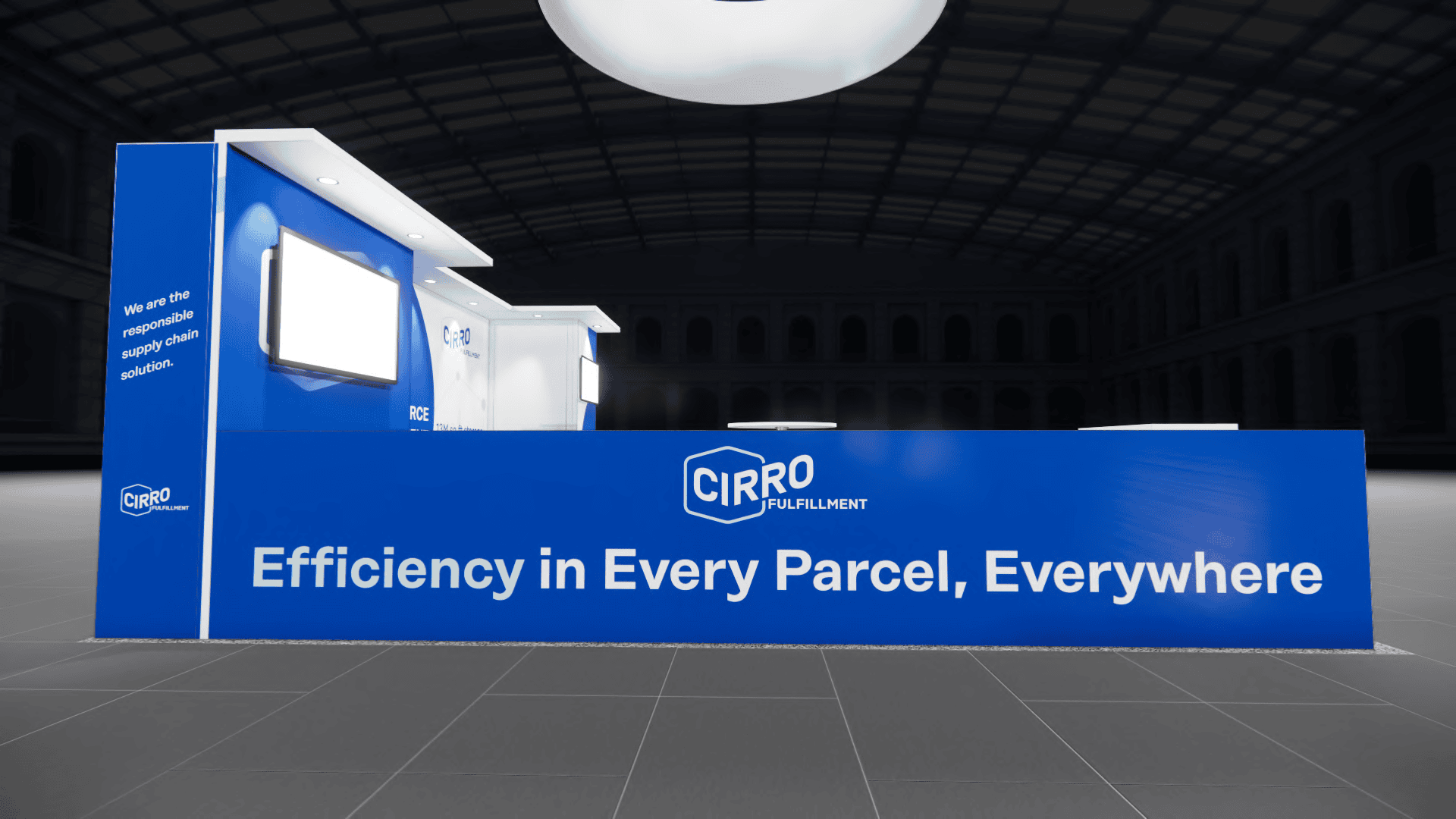 Pizza Expo 20x20 trade show exhibit rental in Las Vegas (view 2)