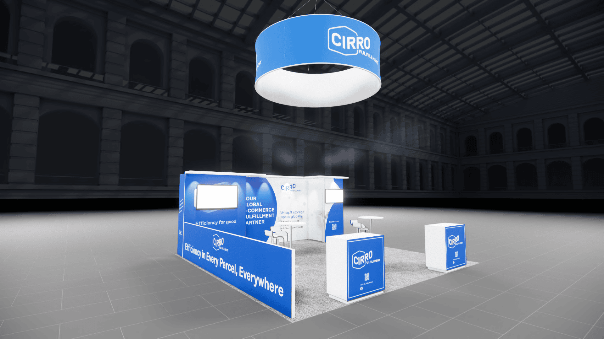 Pizza Expo 20x20 trade show exhibit rental in Las Vegas (view 3)