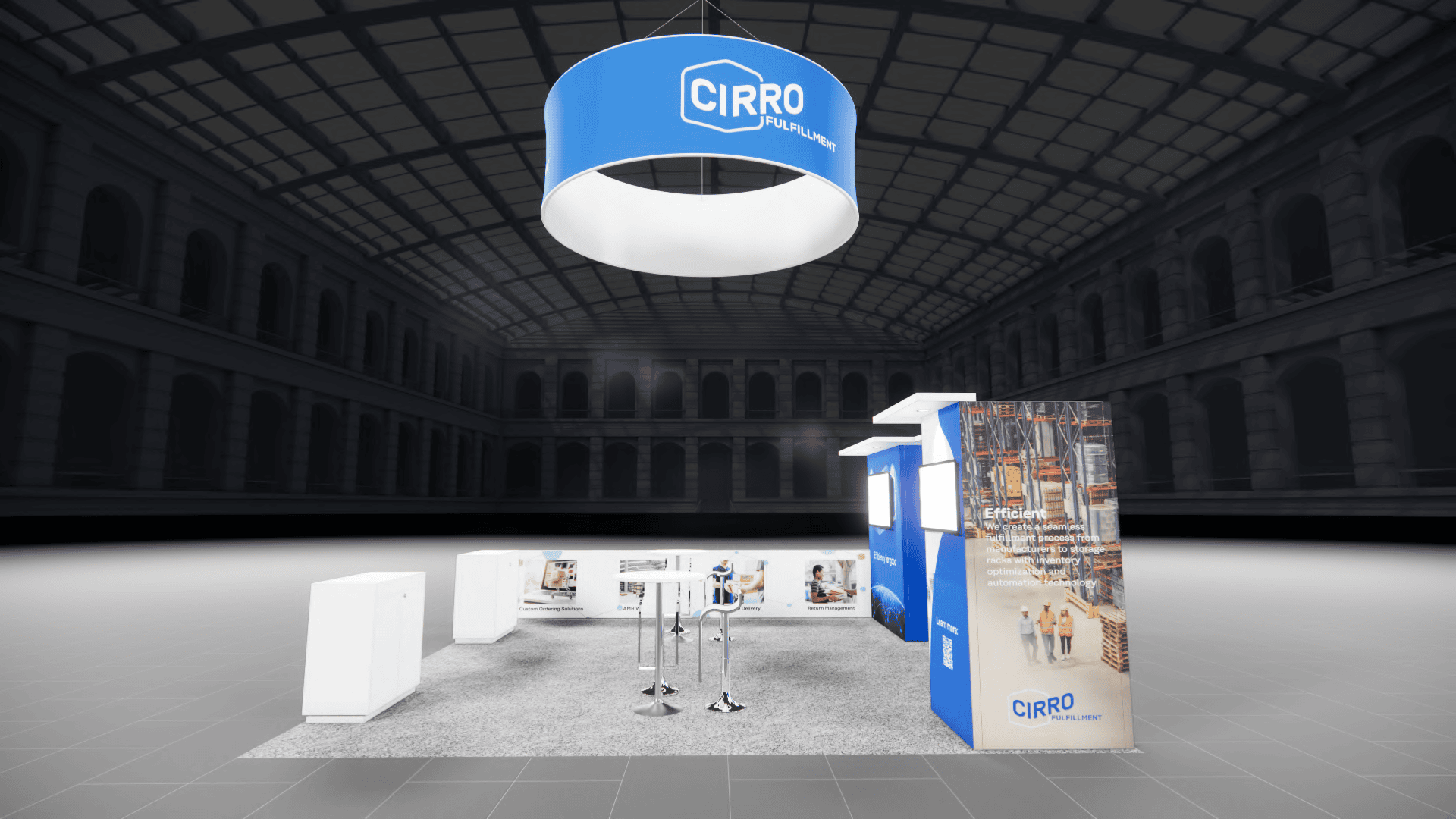 Pizza Expo 20x20 trade show exhibit rental in Las Vegas (view 5)