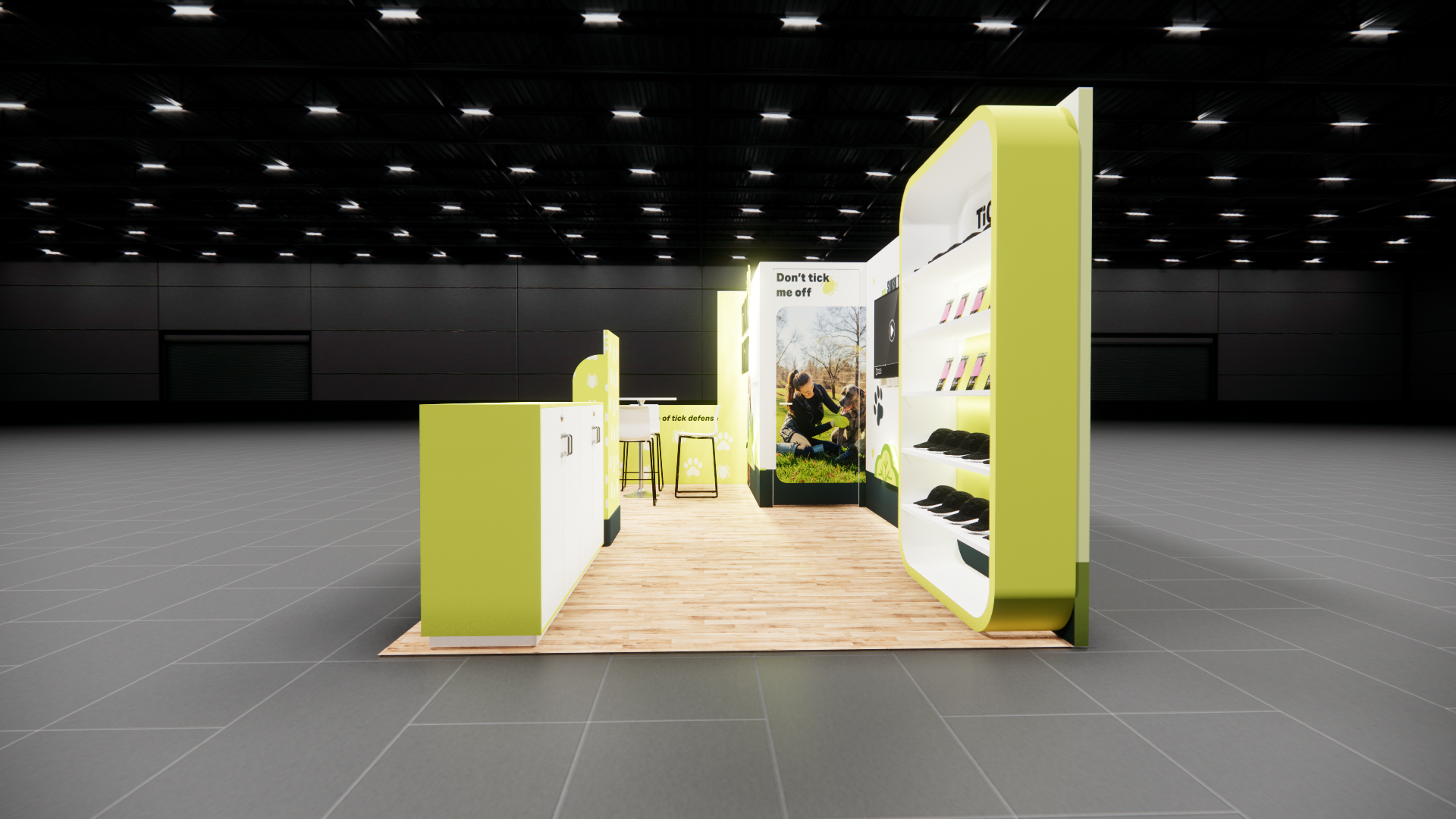 SuperZoo 10x20 trade show exhibit rental in Las Vegas (view 4)
