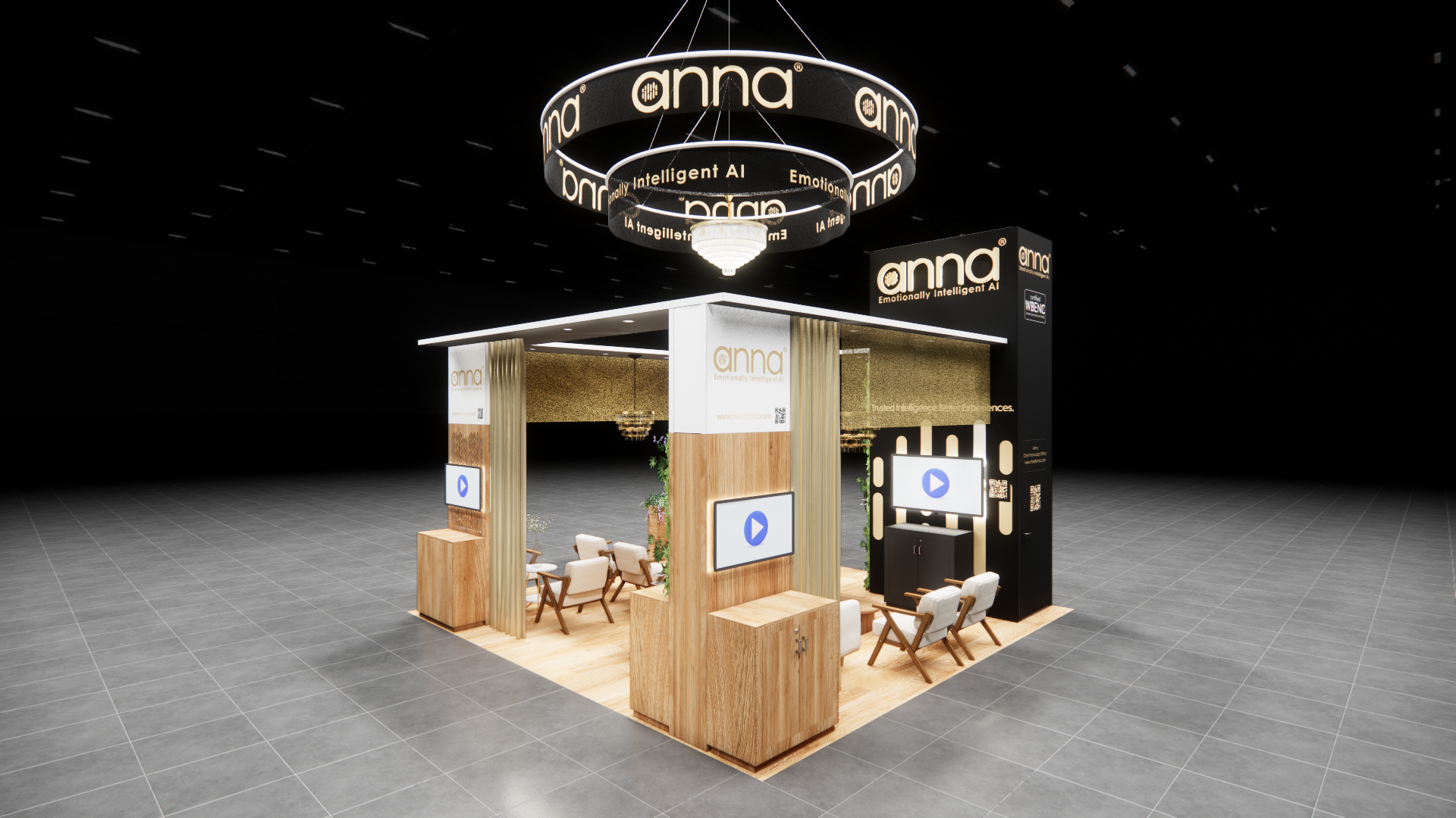 SEMA 20x20 trade show exhibit rental in Las Vegas (view 2)