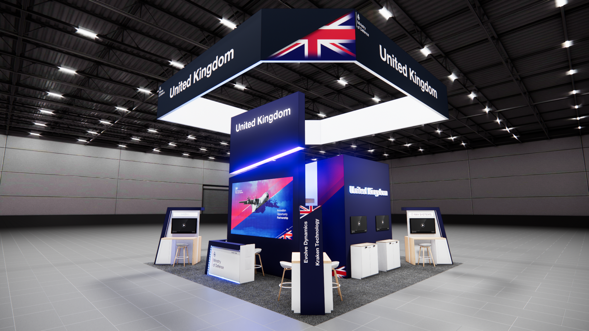 PACK EXPO 20x20 trade show exhibit rental in Las Vegas