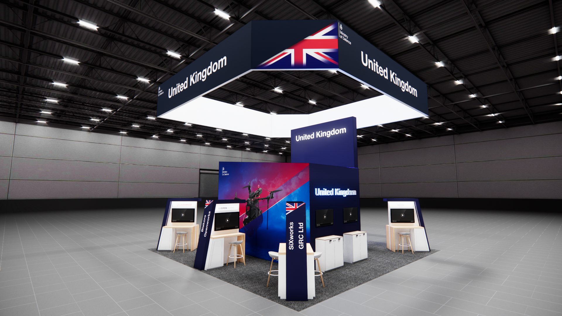 PACK EXPO 20x20 trade show exhibit rental in Las Vegas (view 3)