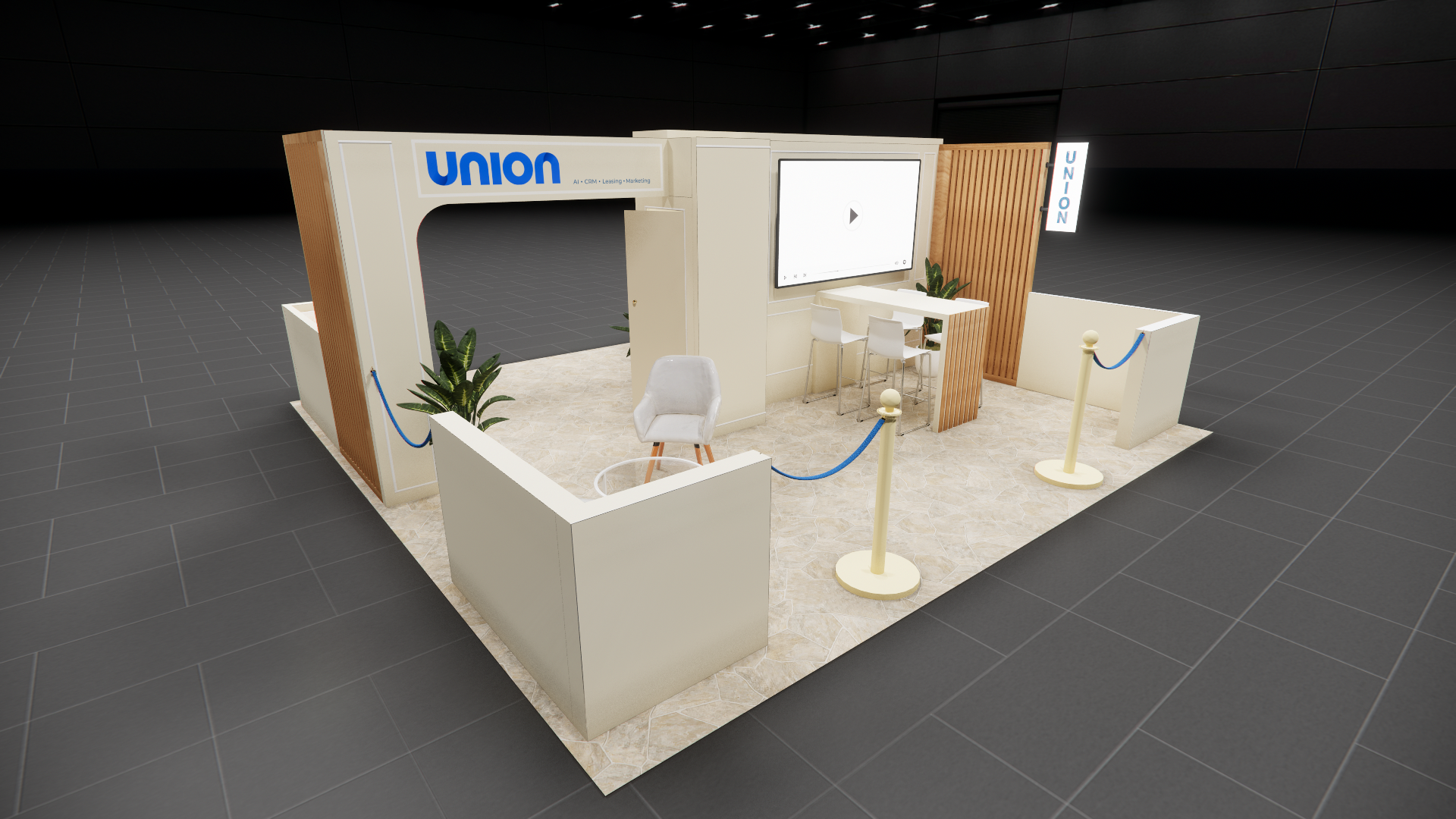 PACK EXPO 20x20 trade show exhibit rental in Las Vegas (view 4)