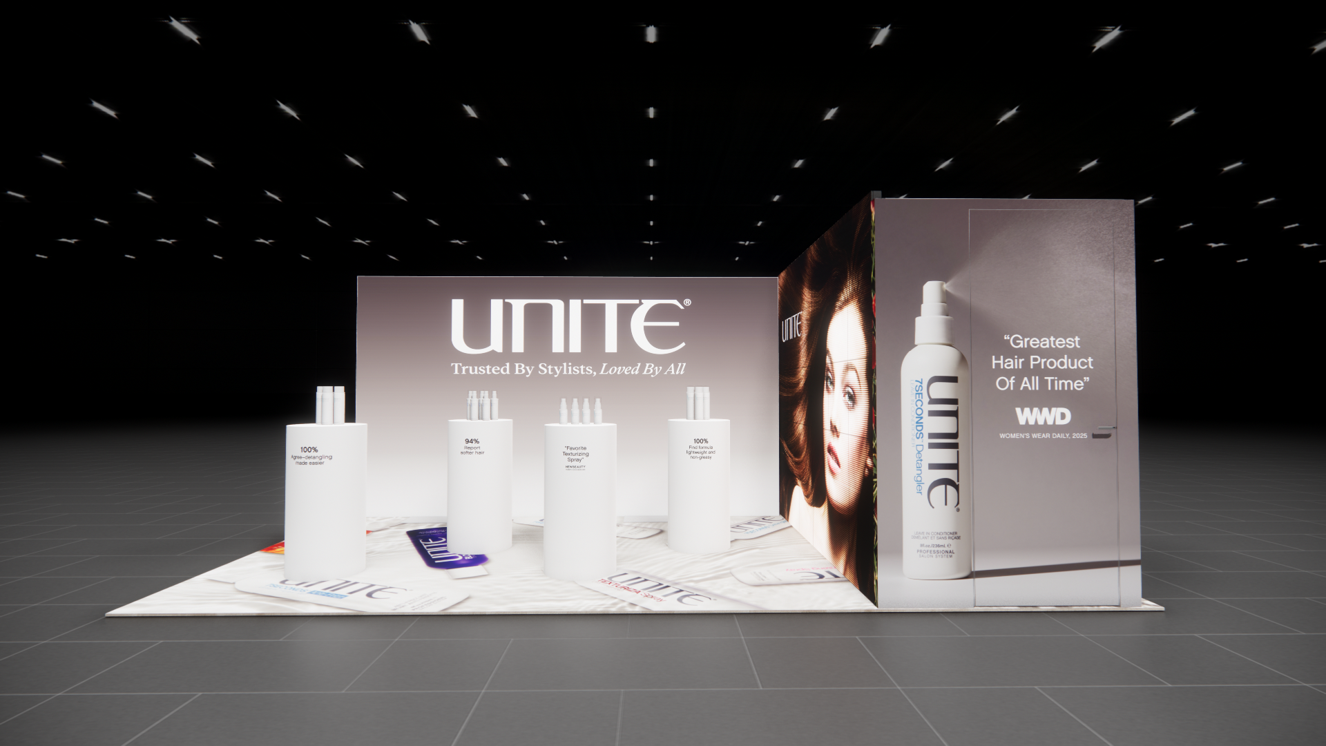 CosmoProf 10x20 trade show exhibit rental in Las Vegas