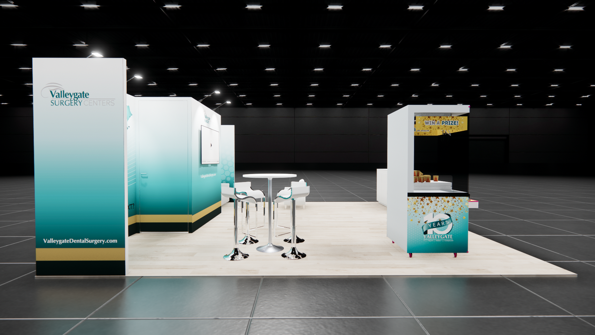 SupplySide West 20x20 trade show exhibit rental in Las Vegas (view 4)