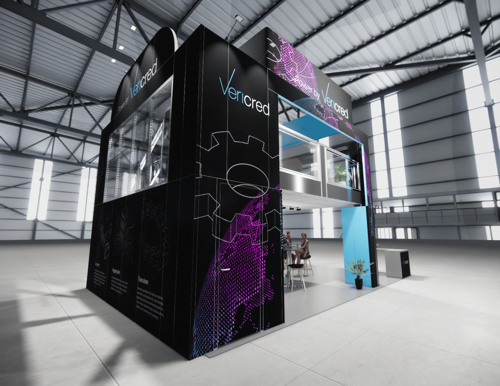 CosmoProf 20x30 trade show exhibit rental in Las Vegas (view 3)