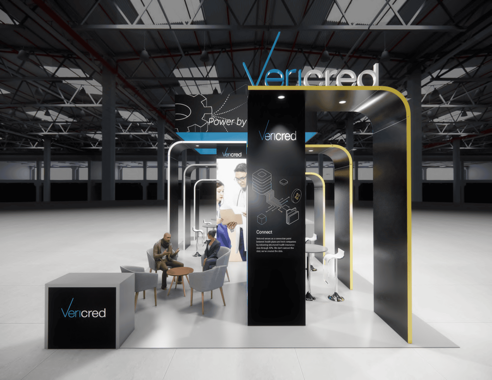 SupplySide West 20x30 trade show exhibit rental in Las Vegas (view 4)