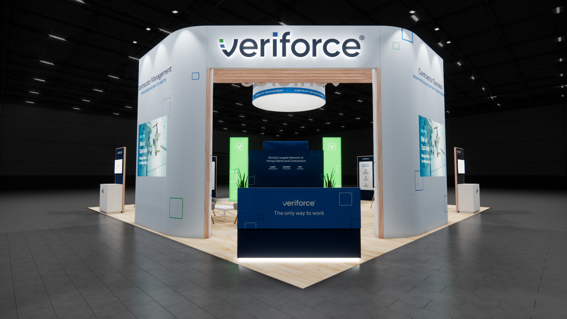 PACK EXPO 40x40 trade show exhibit rental in Las Vegas