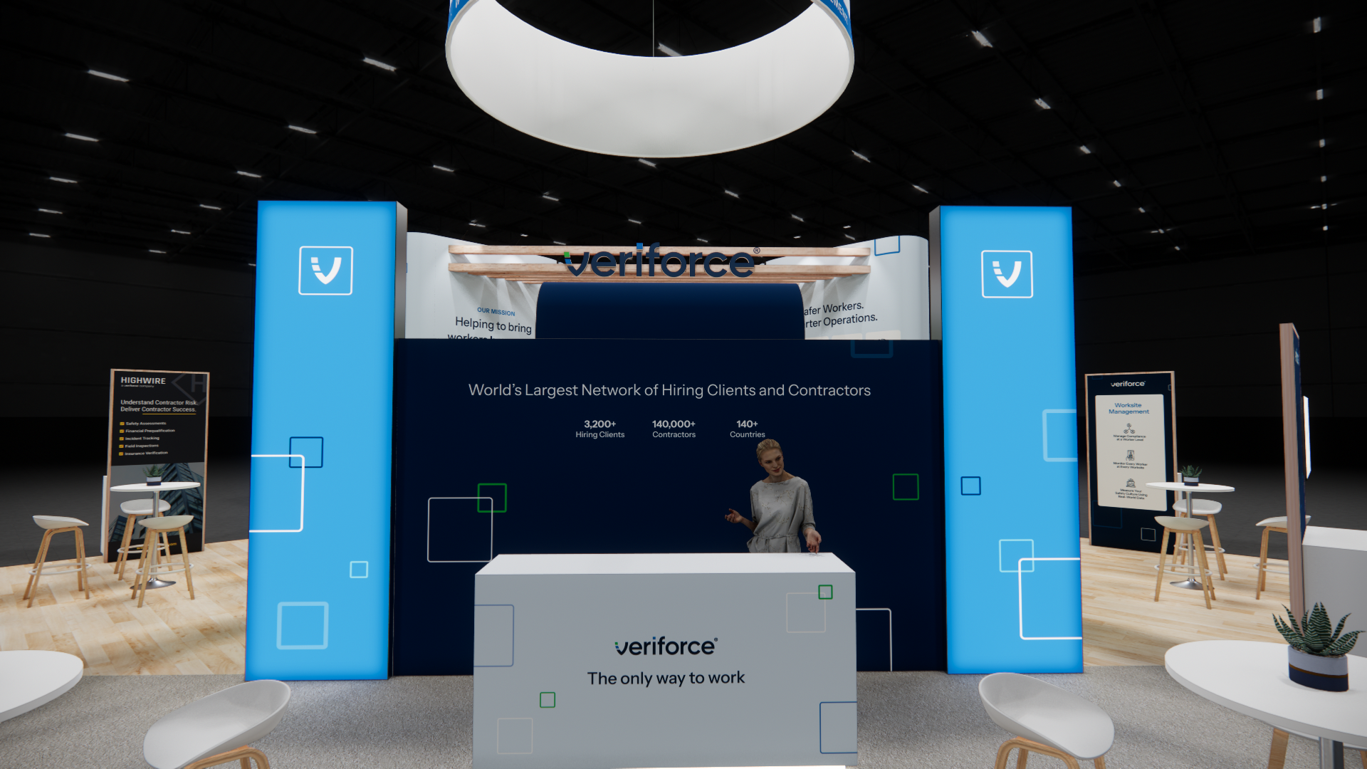 PACK EXPO 40x40 trade show exhibit rental in Las Vegas (view 2)