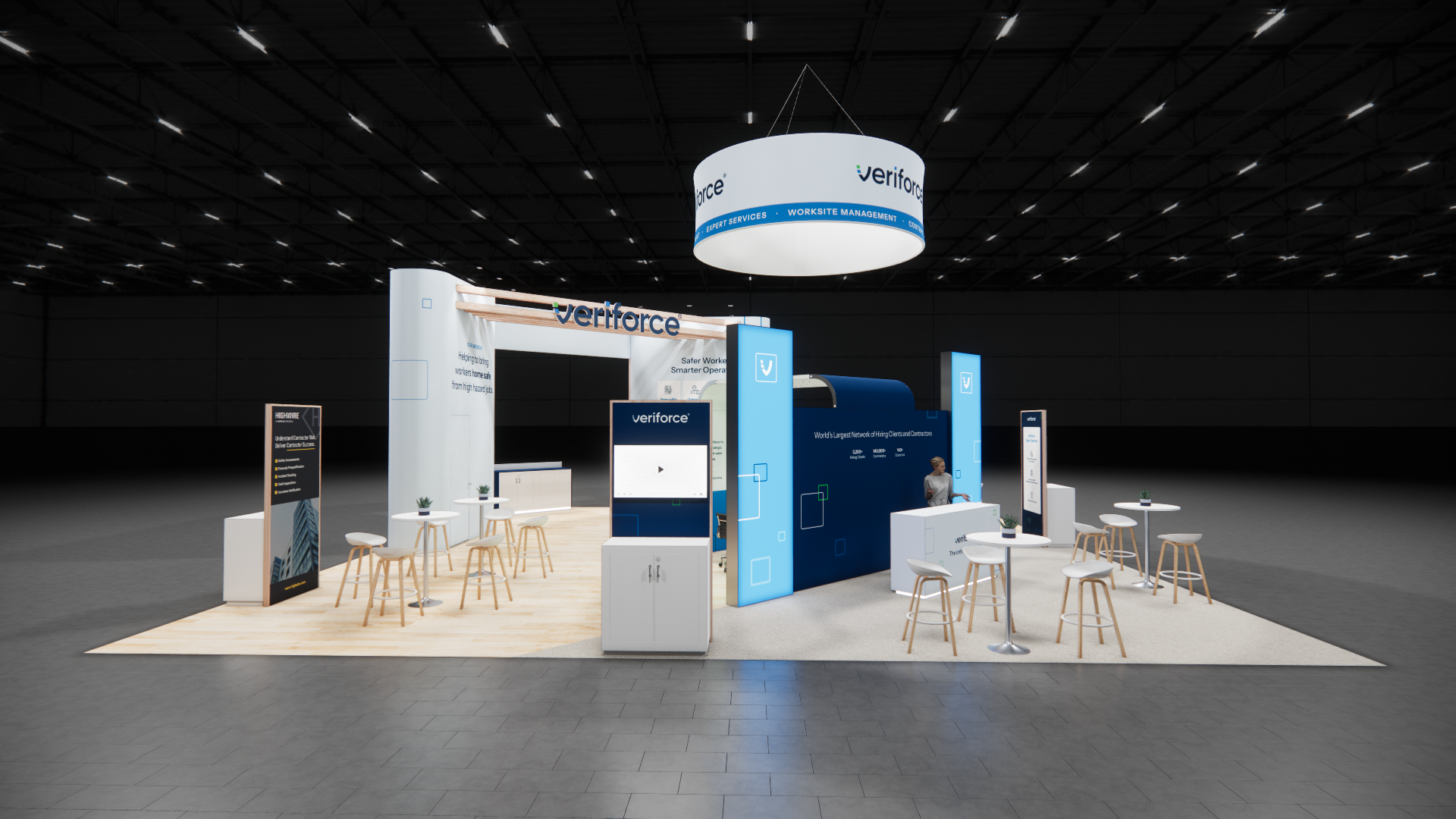 PACK EXPO 40x40 trade show exhibit rental in Las Vegas (view 3)