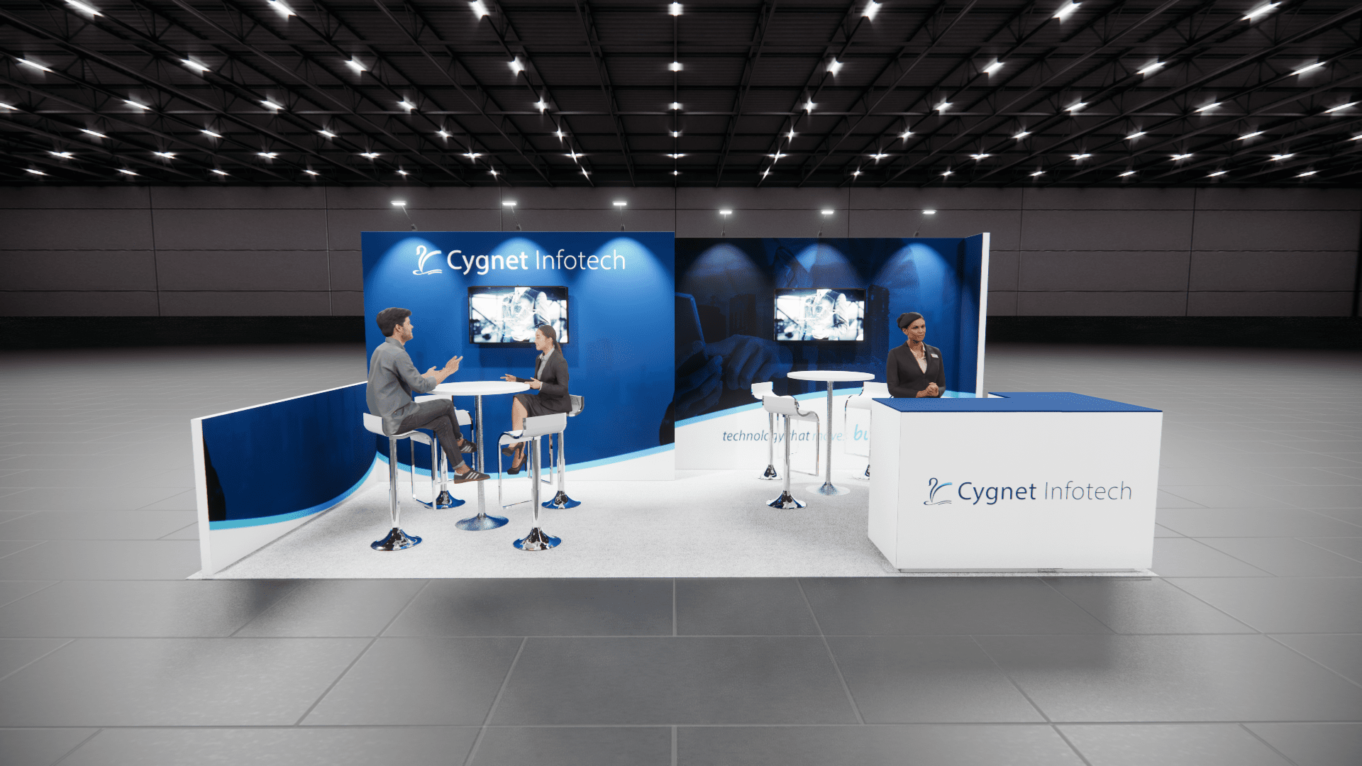 CONEXPO 10x20 trade show exhibit rental in Las Vegas