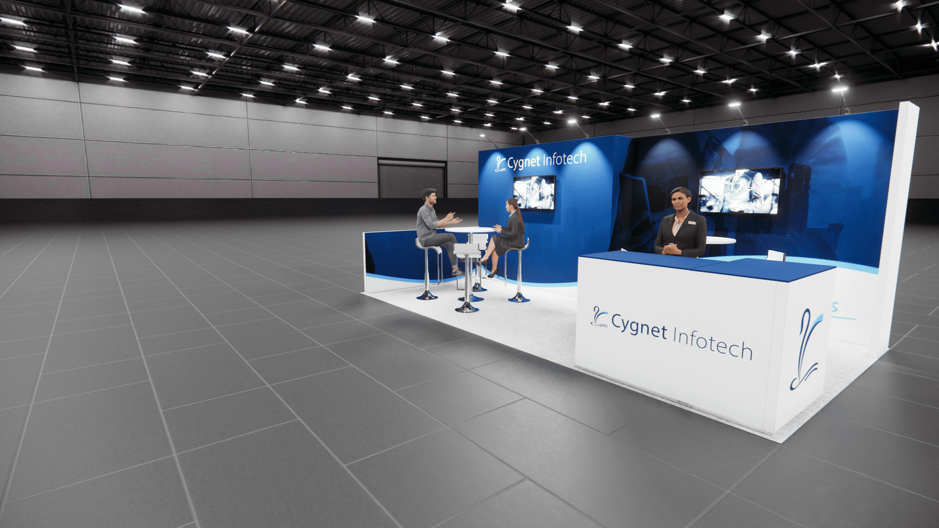 CONEXPO 10x20 trade show exhibit rental in Las Vegas (view 2)