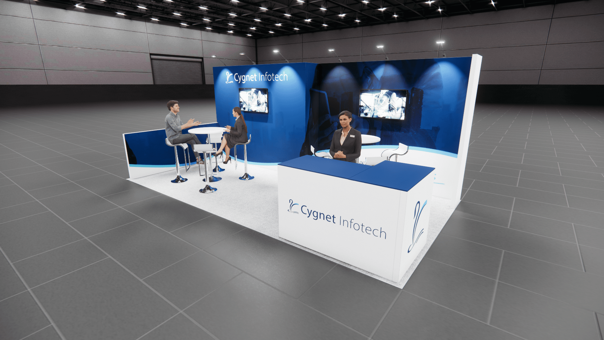 CONEXPO 10x20 trade show exhibit rental in Las Vegas (view 3)