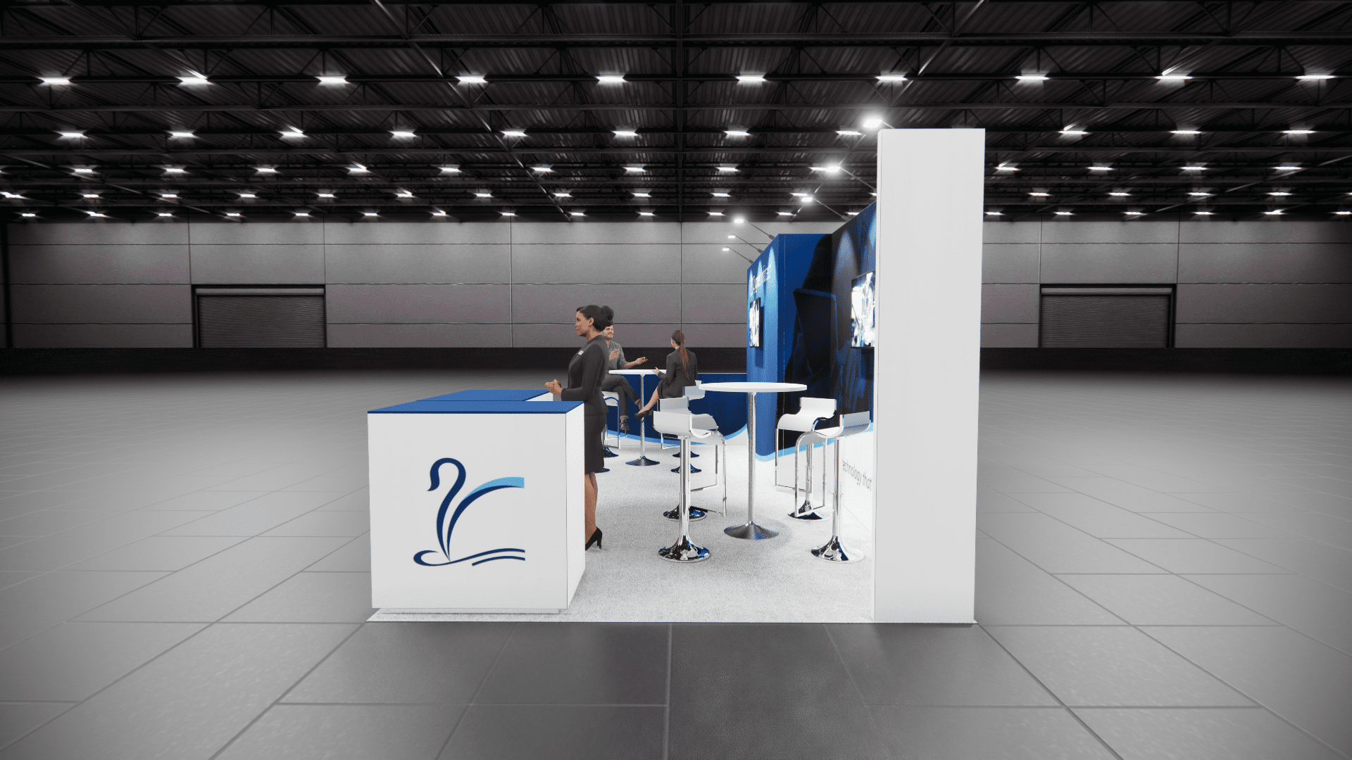 CONEXPO 10x20 trade show exhibit rental in Las Vegas (view 4)