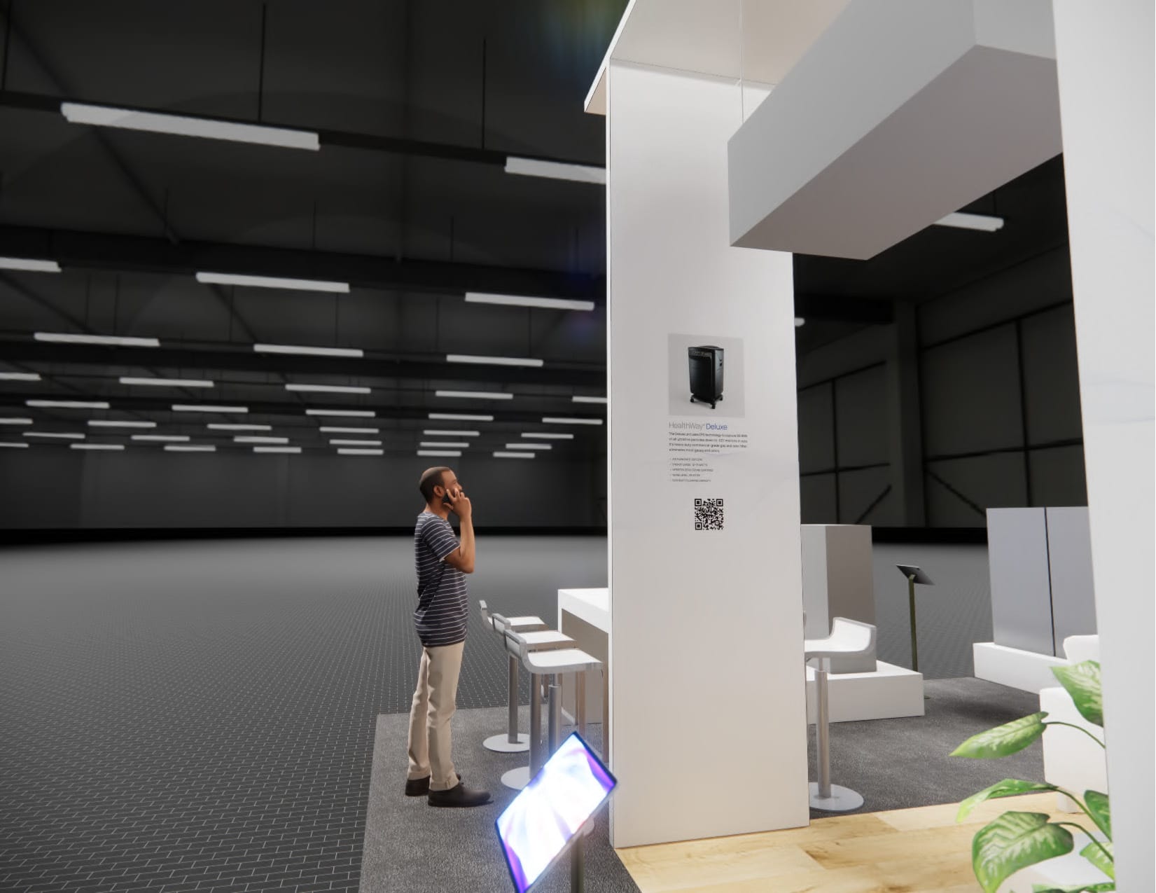 InfoComm 20x20 trade show exhibit rental in Las Vegas (view 10)