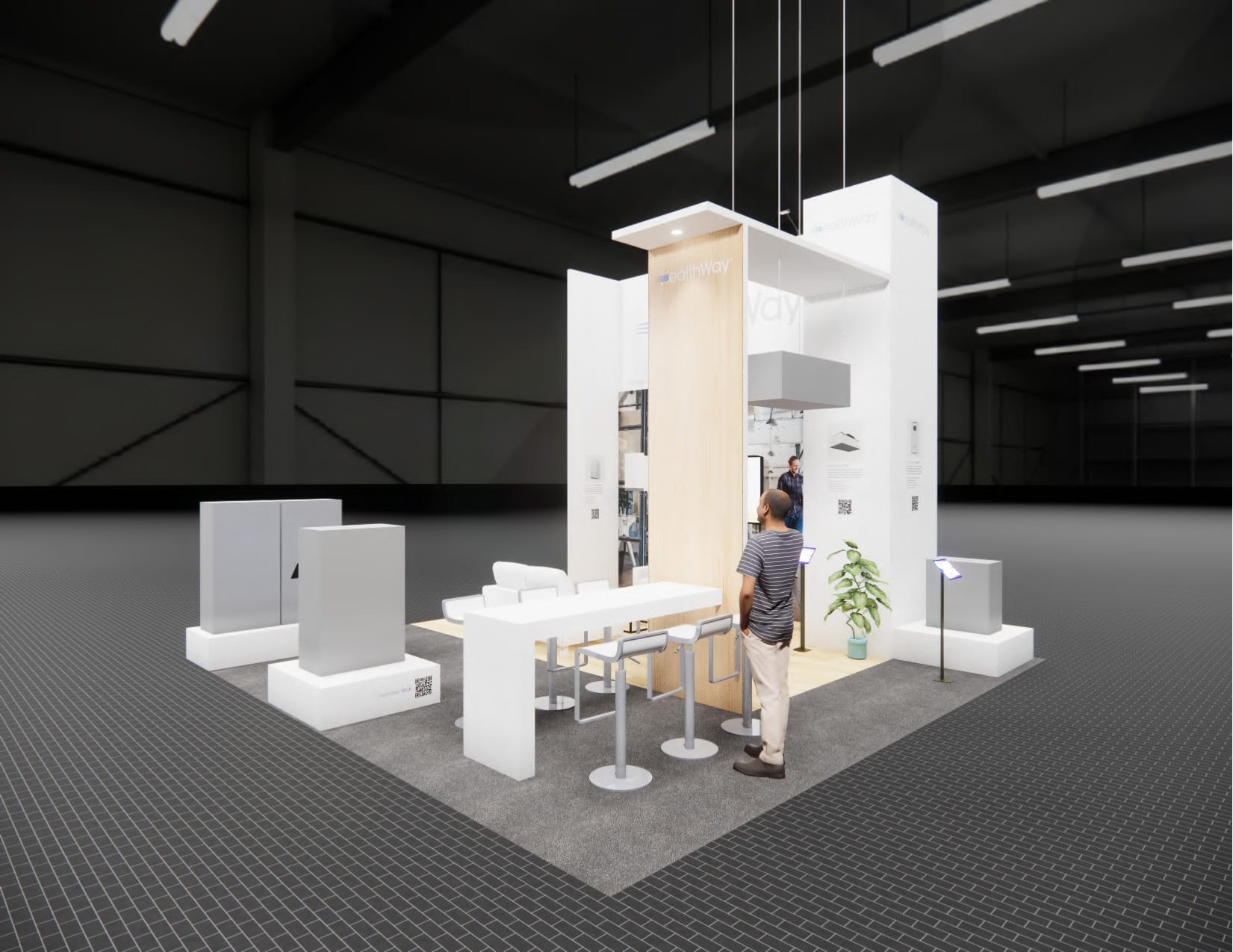InfoComm 20x20 trade show exhibit rental in Las Vegas