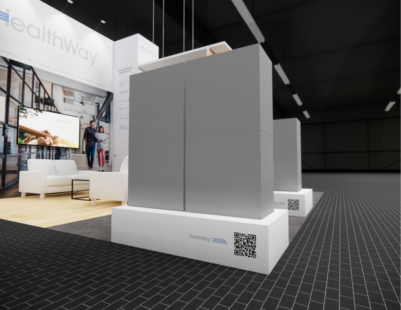 InfoComm 20x20 trade show exhibit rental in Las Vegas (view 2)